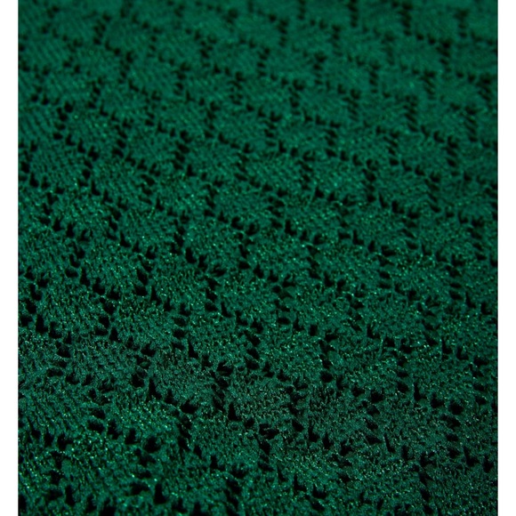 NWOT never worn Boston Proper Crochet High Neck Tank Top Evergreen. - Picture 4 of 7